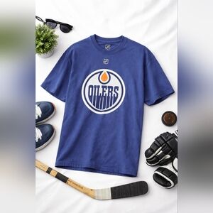Edmonton Oilers Jordan Eberle Reebok Royal Vlue T Shirt